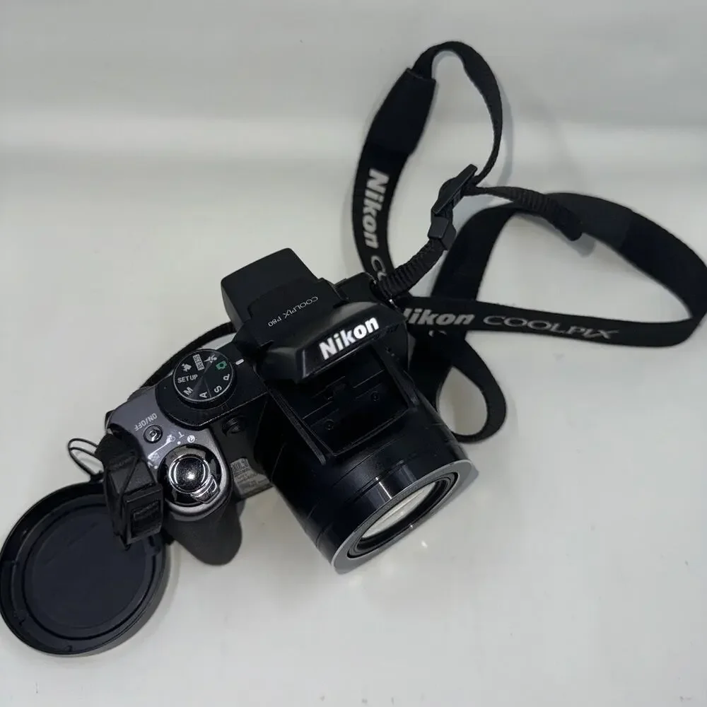 Nikon Coolpix P80 Digital Bridge Camera 10.1MP 18x Zoom Tested No Battery